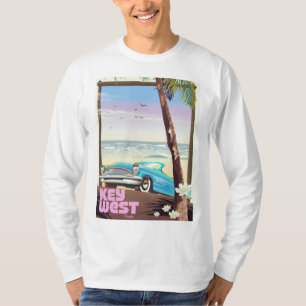 zeer belangrijk West-Florida vintage reisposter T-shirt