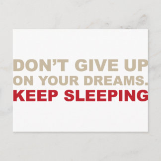 ZEER BELANGRIJKE DREAMS BRIEFKAART