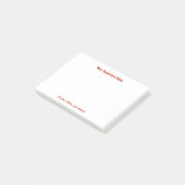 Zeer belangrijke notitie netjes post-it® notes (Schuin)