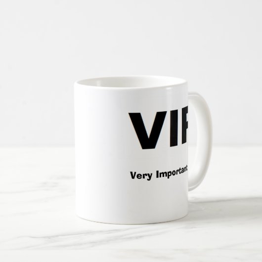 "Zeer belangrijke Pop" Mok (Voorkant rechts)