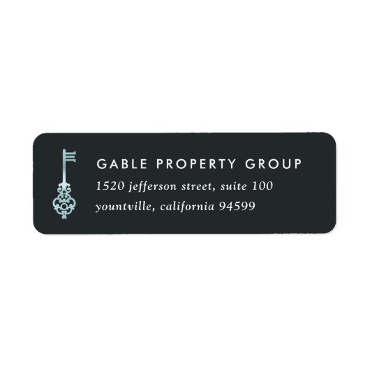  Zeer belangrijke Realtor of het Adres van de Teru Etiket (Voorkant)