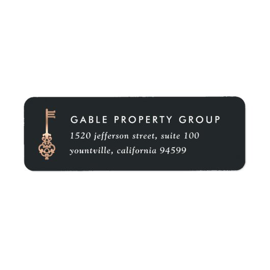  Zeer belangrijke Realtor of het Adres van de Teru Etiket (Voorkant)