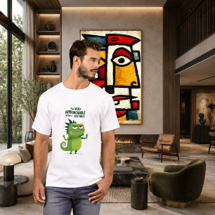 Zeer Benaderbaar Van Een Afstand Grappig Reptiel T-shirt