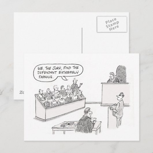 zeer beroemde kleur briefkaart (Voorkant / Achterkant)