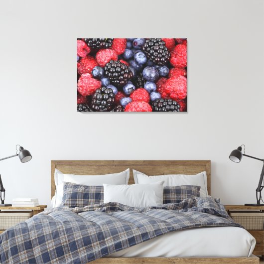 Zeer Berry Canvas Afdruk (Insitu (Slaapkamer))