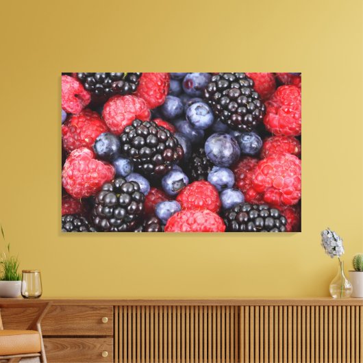 Zeer Berry Canvas Afdruk (Insitu (Woonkamer))