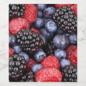 Zeer Berry Wijn Etiket (Enkel label)