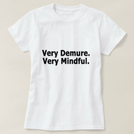 zeer bescheiden t-shirt