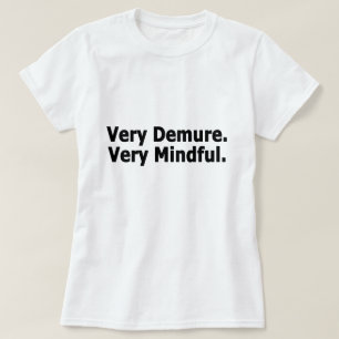 zeer bescheiden t-shirt