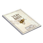 Zeer bezige Bee & Naam Notitieboek (Rechterzijde)