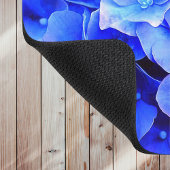 Zeer blauwe Hydrangeas zomer bloementuin Muismat