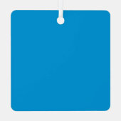 Zeer blauwe kaart van Delaware Metalen Ornament (Achterkant)