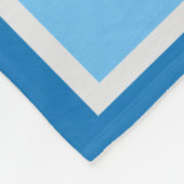 Zeer Blauwe Makohaai Fleece Deken (Hoek)