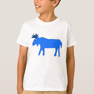 Zeer Blauwe Moose kleding T-shirt