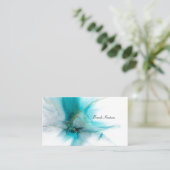 Zeer Blauwgroen standaard, 3,5-inch x 2,0-inch Vis Visitekaartje (Staand voorkant)