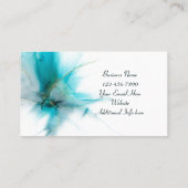 Zeer Blauwgroen standaard, 3,5-inch x 2,0-inch Vis Visitekaartje (Achterkant)