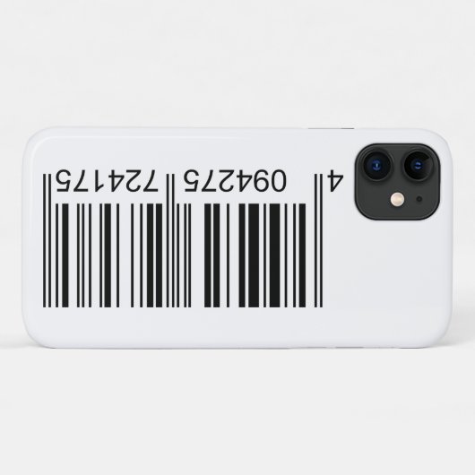 Zeer bondige streepjescode Case-Mate iPhone case (Achterkant (horizontaal))