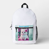 Zeer butphul college byag bedrukte rugzak (Voorkant)