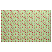 Zeer Cherry Fabric - op groen Stof (Fat Quarter)