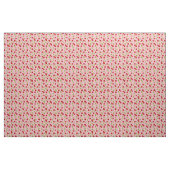 Zeer Cherry Fabric - op roze Stof (Yard (91,4 cm))