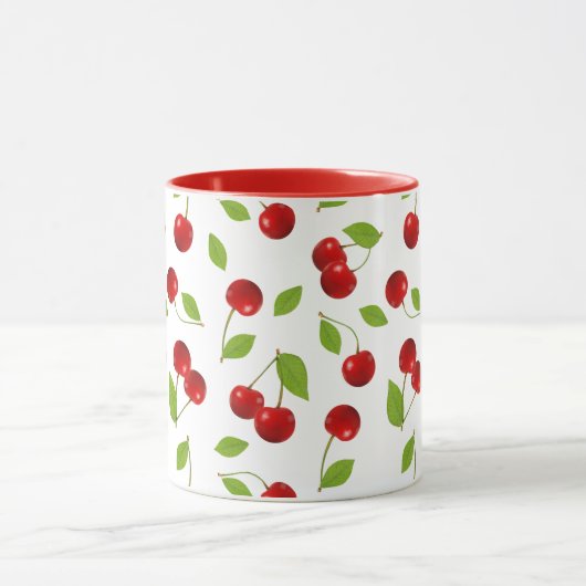 Zeer Cherry Mok - op wit (Midden)