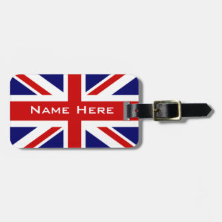 Zeer Cool Britse Vlag De Union Jack Met Monogram Bagagelabel