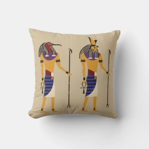 Zeer cool Egyptisch Soldaat-Sierkussen Kussen