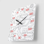 Zeer Cool en Creatief Binair Systeem Vierkante Klok (Hoek)