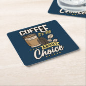 Zeer Cool en Schattig Coffee of Java Kartonnen Onderzetters (Schuin)