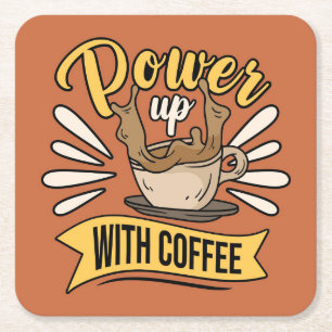 Zeer Cool en Schattig Coffee of Java Kartonnen Onderzetters