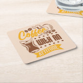 Zeer Cool en Schattig Coffee of Java Kartonnen Onderzetters (Schuin)