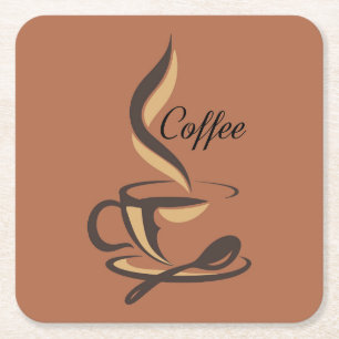 Zeer Cool en Schattig Coffee of Java Kartonnen Onderzetters