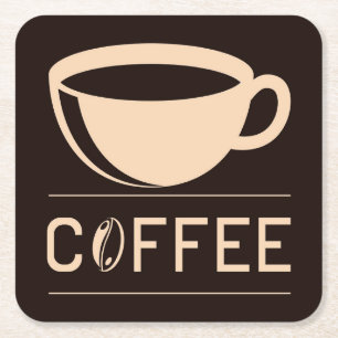 Zeer Cool en Schattig Koffie of Java Kartonnen Onderzetters