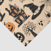 Zeer cool Halloween-thema Tissuepapier (Detail)