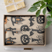 Zeer cool Halloween-thema Tissuepapier (Geschenk)