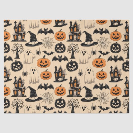 Zeer cool Halloween-thema Tissuepapier (Voorkant)
