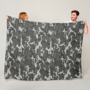 Zeer Cool Militair Stijl Urban camo Patroon Fleece Deken