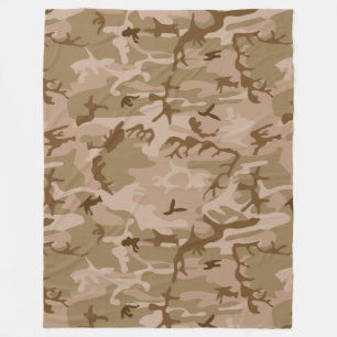 Zeer Cool Militair Stijl woestijn camouflagepatroo Fleece Deken