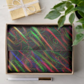 ZEER COOL Neon Multicolored gebogen lijnen Tissuepapier (Geschenk)