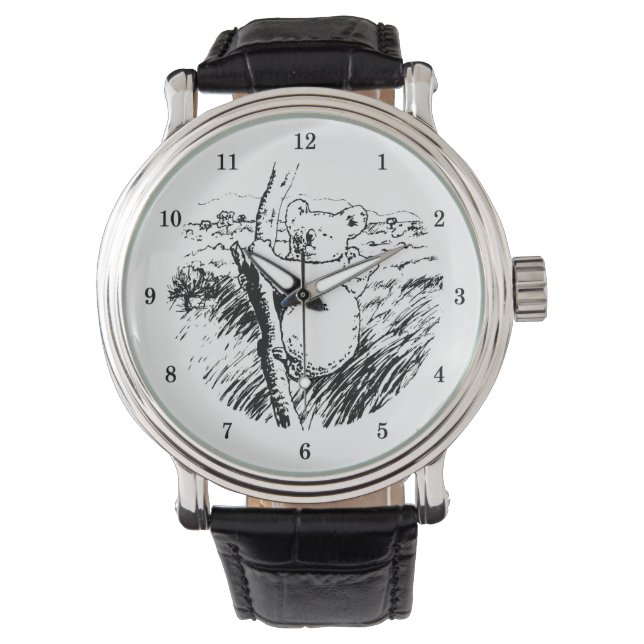 Zeer Cool Panda Beer polshorloge Horloge (Voorkant)