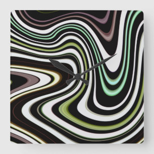 ZEER COOL VIERKANTE KLOK