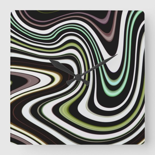 ZEER COOL VIERKANTE KLOK (Voorkant)