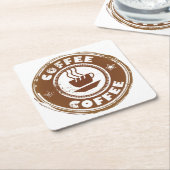 Zeer Coole Abstracte Koffie Ontwerp Onderzetters S (Schuin)
