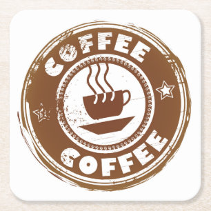 Zeer Coole Abstracte Koffie Ontwerp Onderzetters S