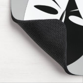 Zeer coole comedy- en tragische theatermaskers muismat (Hoek)