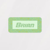 Zeer coole labels met sterren (Design 2)