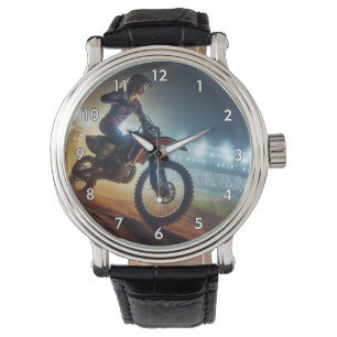 Zeer coole MotoCross concurrentie digitale renderi Horloge