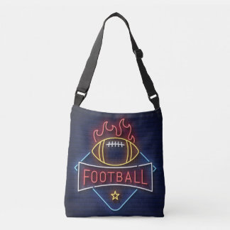 Zeer coole Neon Football Speler Crossbody Tas