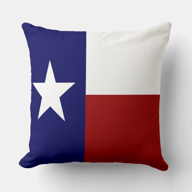 Zeer Coole Patriottische Texas Vlag Kussen (Voorkant)