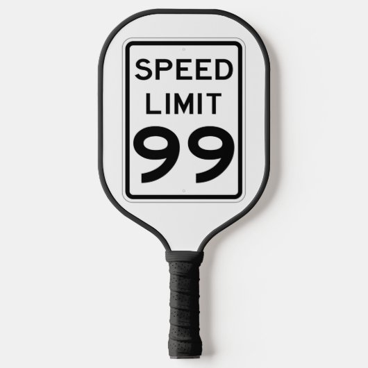 Zeer Coole Snelheidslimiet 99 Pickleball Paddle (Voorkant)